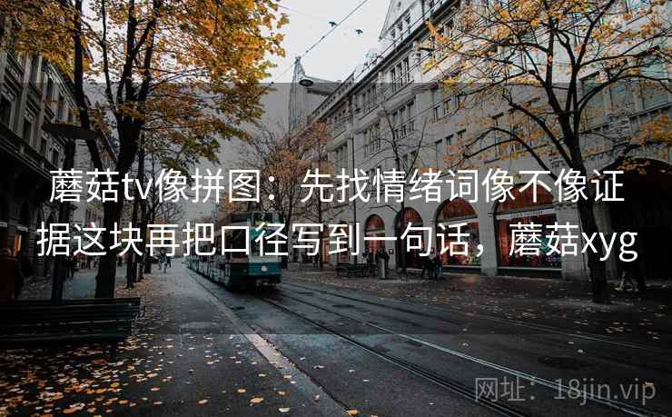 蘑菇tv像拼图：先找情绪词像不像证据这块再把口径写到一句话，蘑菇xyg