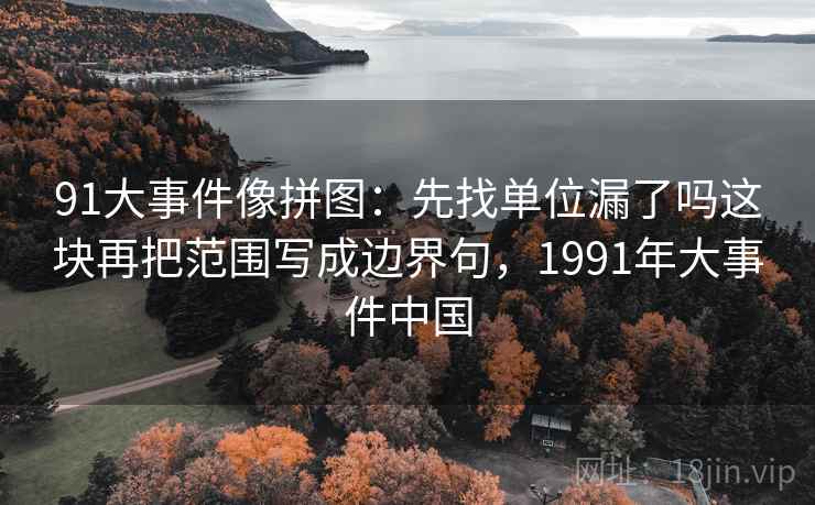 91大事件像拼图：先找单位漏了吗这块再把范围写成边界句，1991年大事件中国